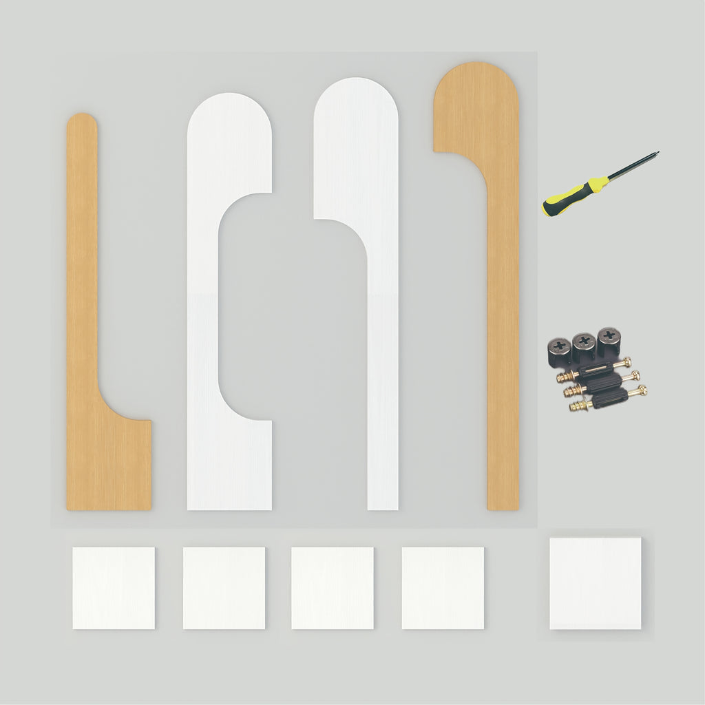 New 5-tier Rotating Floor-to-ceiling Bookshelf, Space-saving 360-degree Rotating Storage, Larger Storage Space, Solid Wood, Structural Design Is More Sturdy And Durable, Suitable for Bedroom, Living Room, Home, Office