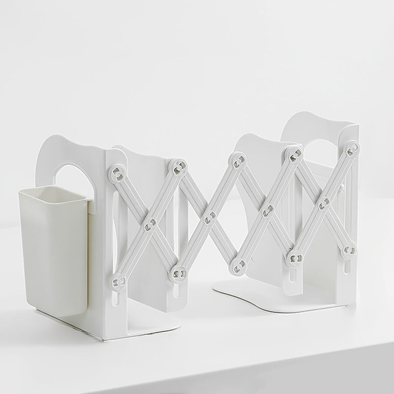 The Adjustable Bookshelf Consists of Two Parts, a Creative Extension of The Bookshelf, Perfect for Students, Made of Durable Materials, Can Accommodate Multiple Books